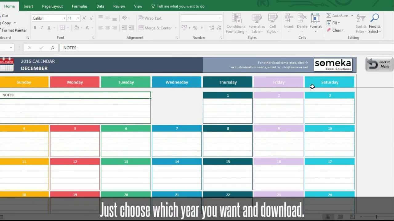 2023 Dated Weekly Planner Excel Template 2023 Editable Excel Calendar Excel Templates Excel