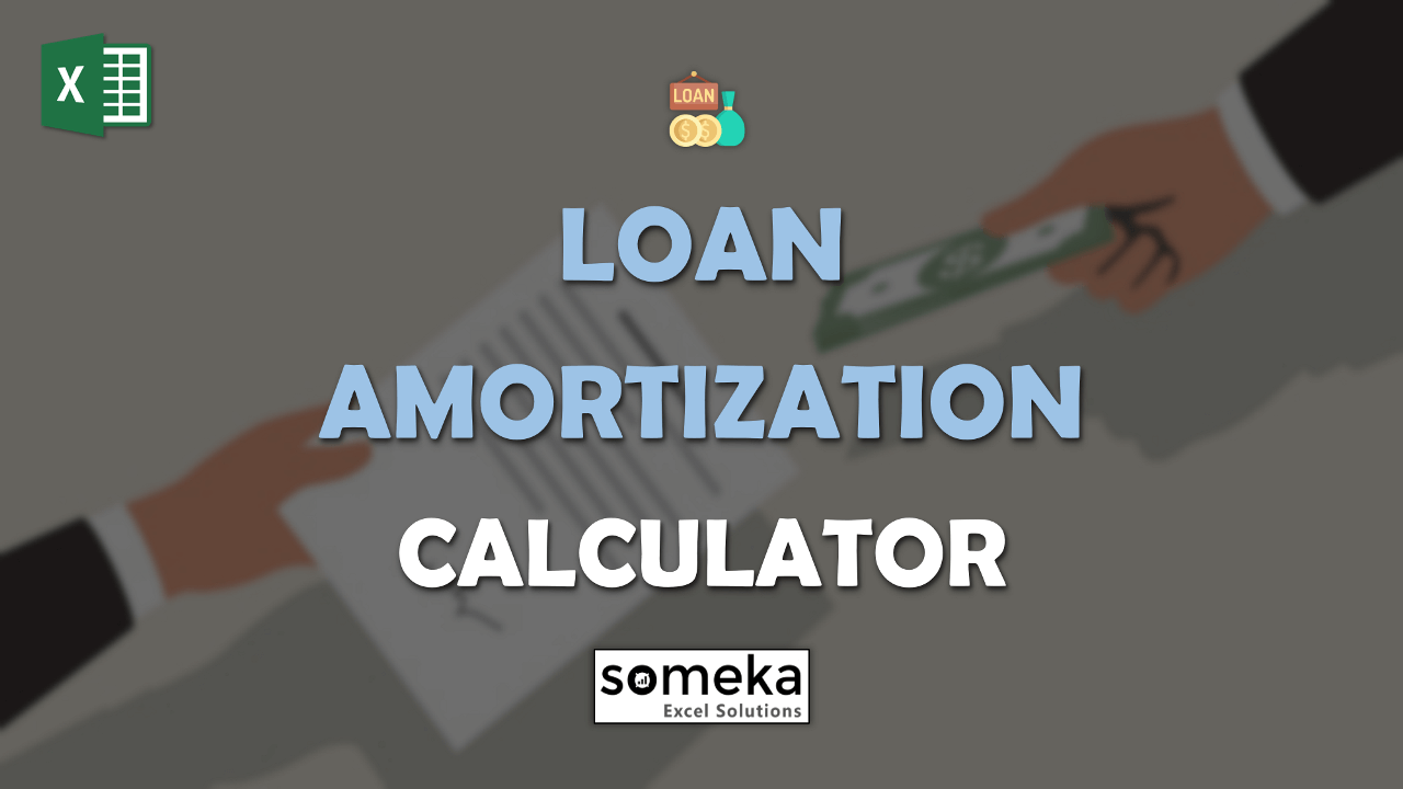 Loan Amortization Calculator - Someka Excel Template Video