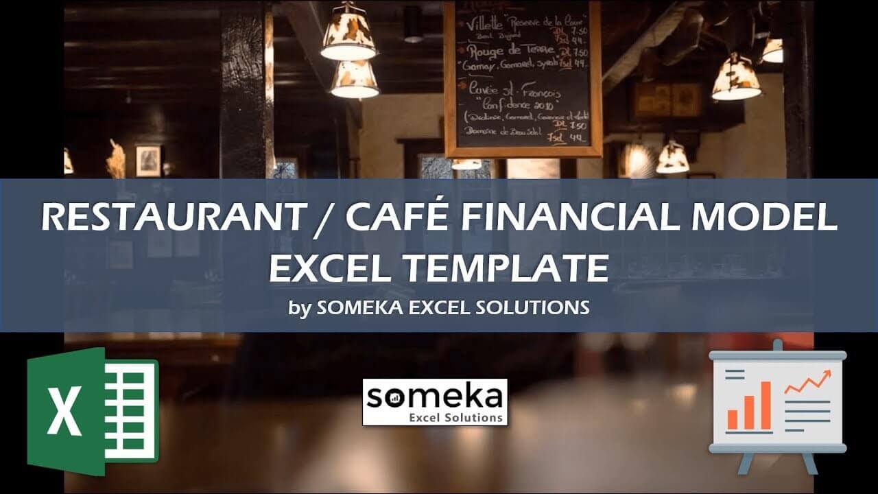 Restaurant Financial Plan - Someka Excel Template Video