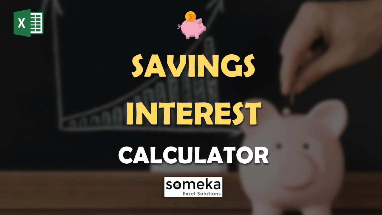 Savings Interest Calculator - Someka Excel Template Video