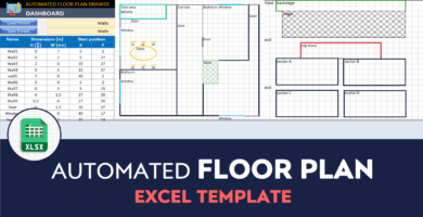 Floor Plan Creator In Excel