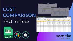 Cost Comparison Template - Someka Excel Template Video