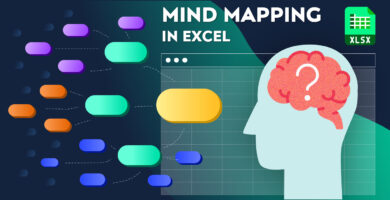 Excel’de Zihin Haritası Oluşturma Şablonu