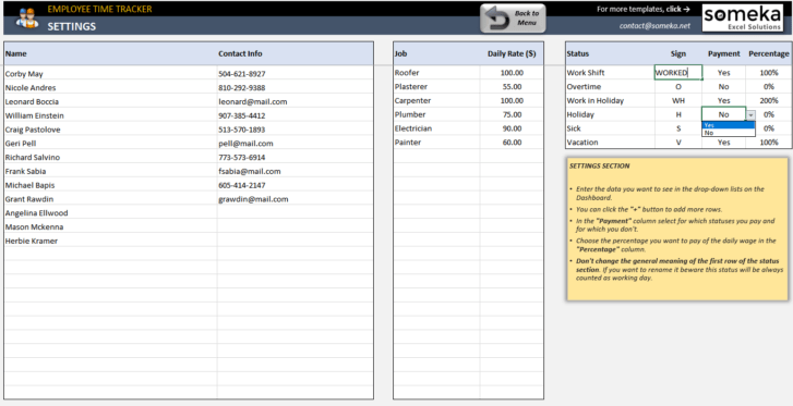 Employee-Time-Tracker-and-Payroll-Template-Someka-SS5