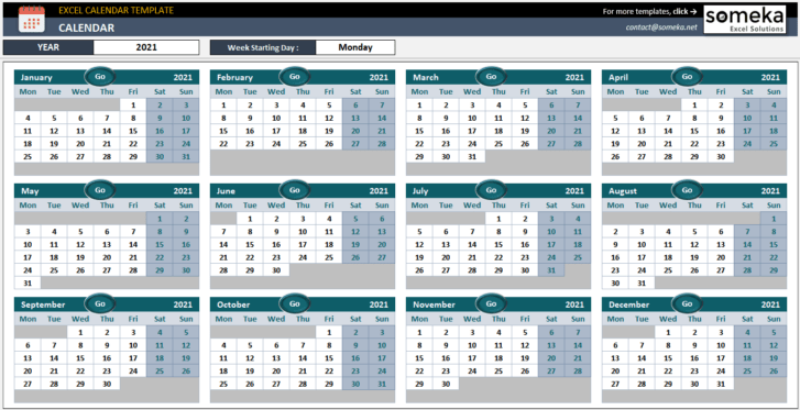 Excel-Calendar-Template-Someka-SS1