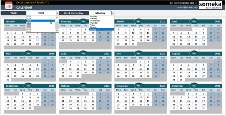 Excel-Calendar-Template-Someka-SS3