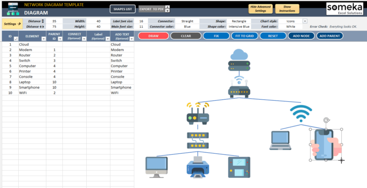 Network-Diagram-Excel-Template-Someka-SS10