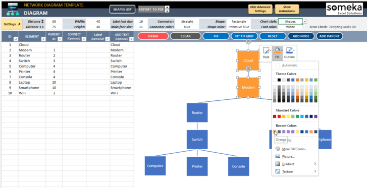 Network-Diagram-Excel-Template-Someka-SS11