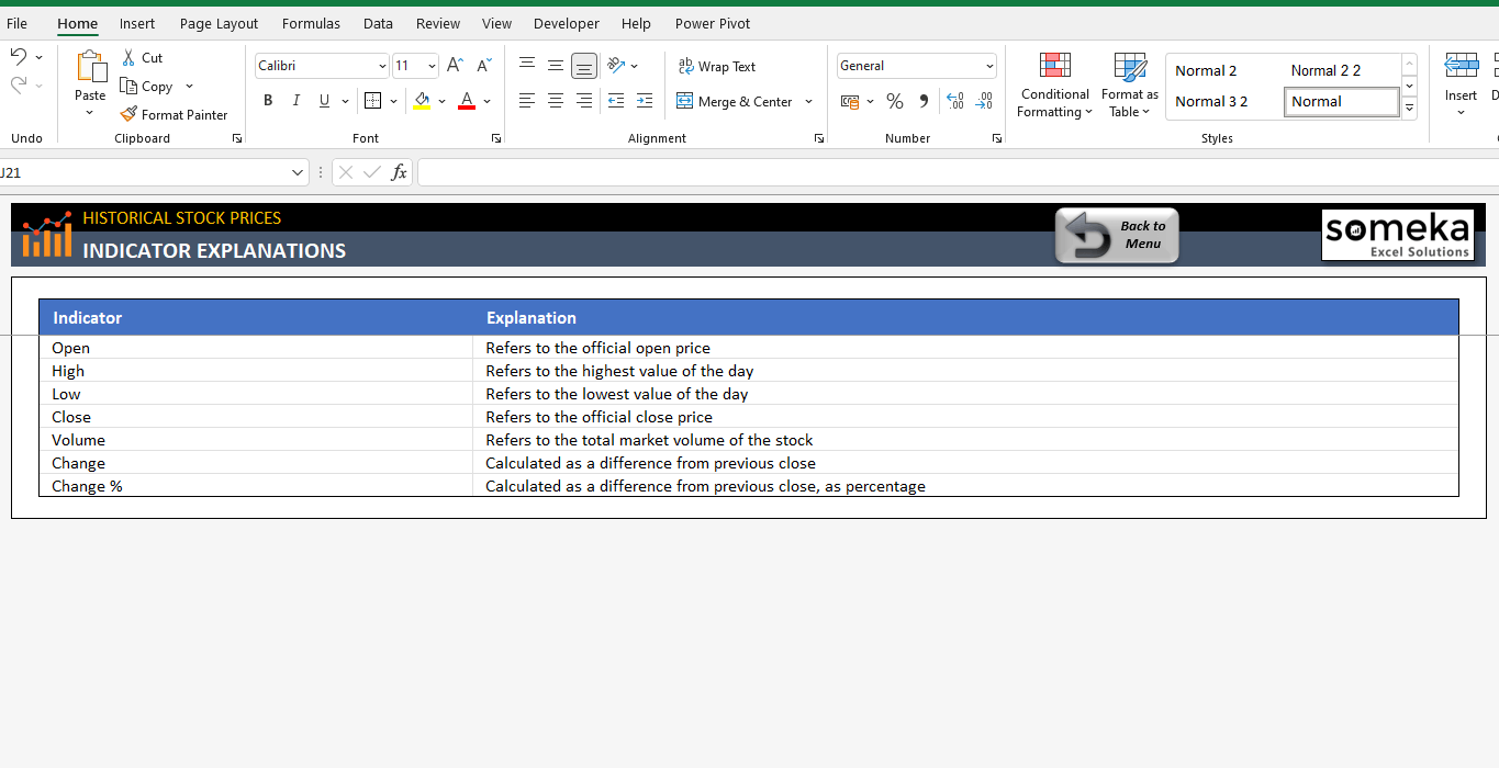 Excel Historical Stock Prices Template Instant Data Scraper for Stocks