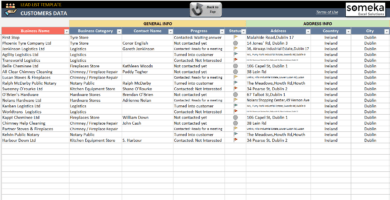 Customer Follow Up Sheet In Excel