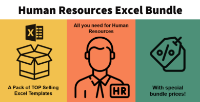 Human Resources Excel Templates Bundle