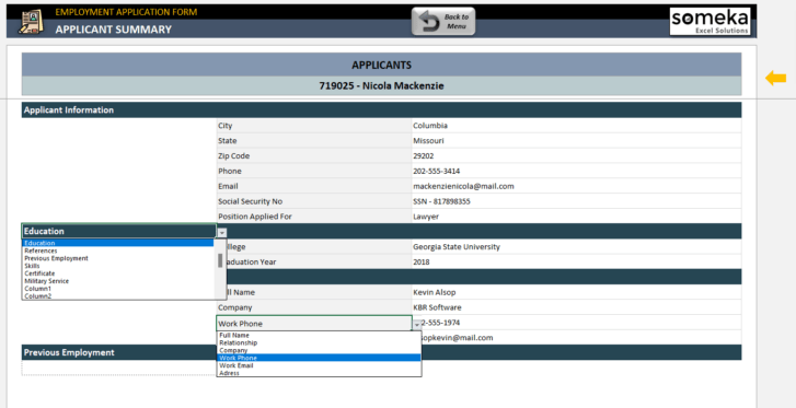 Employment-Application-Form-Someka-Excel-SS12