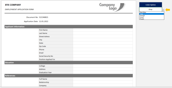 Employment-Application-Form-Someka-Excel-SS4