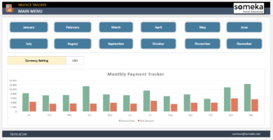 Invoice Tracker Excel Template