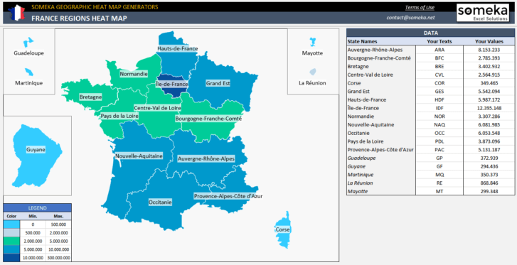 France-Heat-Map-Someka-Excel-SS1