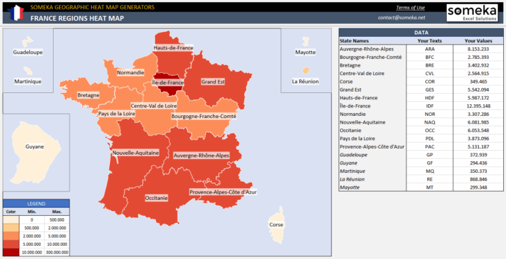 France-Heat-Map-Someka-Excel-SS2