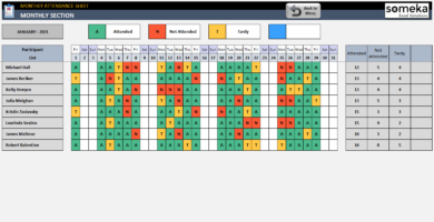 Monthly-Attendance-Sheet-Someka-Excel-SS4