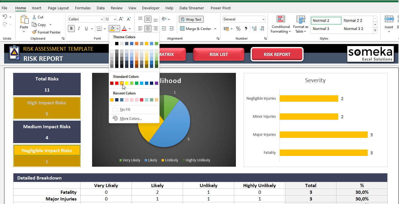 Risk Assessment Excel Template Adnia Excel Templates Vrogue Co