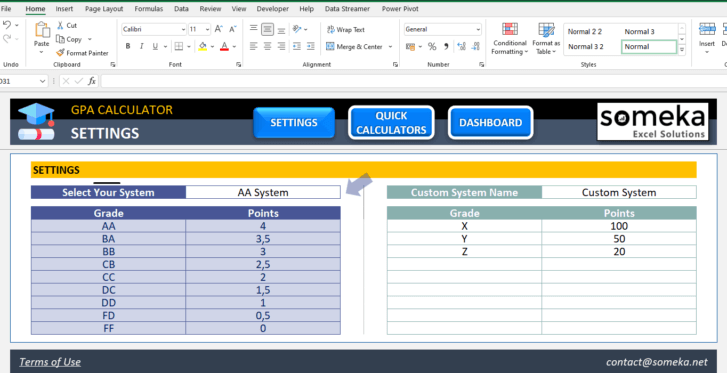 GPA-Calculator-Someka-Excel-Template-SS3