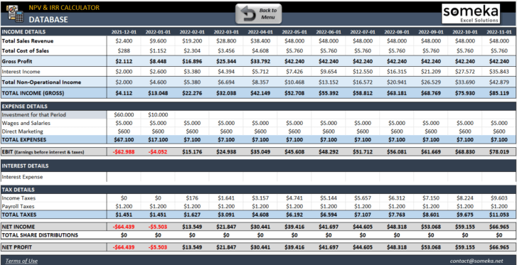 NPV-IRR-Calculator-Someka-Excel-Template-SS5