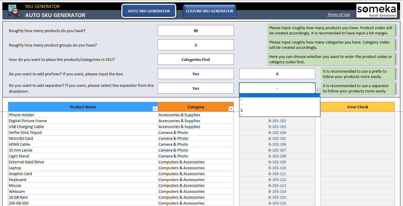 sku-generator-excel-template-stock-keeping-unit-creator