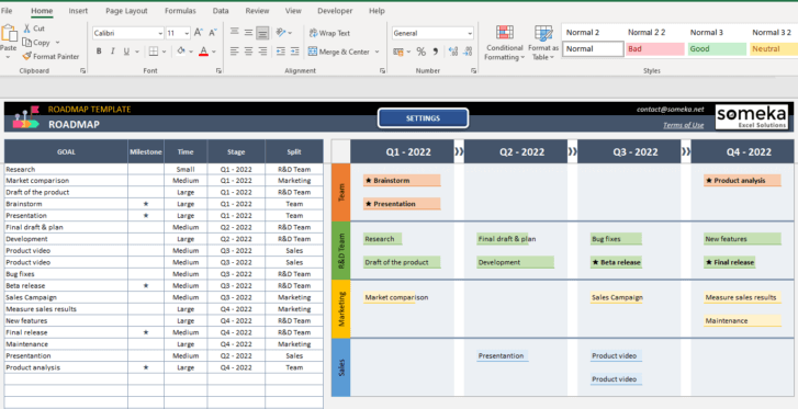 Roadmap-Someka-Excel-Template-SS3-U