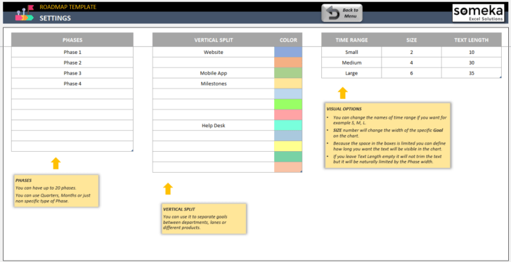 Roadmap-Someka-Excel-Template-SS6-U