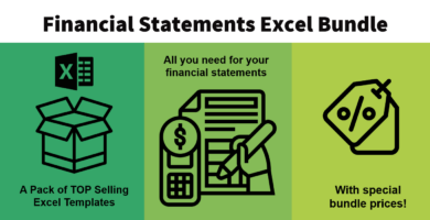 Financial Statements Excel Templates Bundle