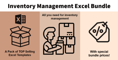 Inventory Management Excel Templates Bundle