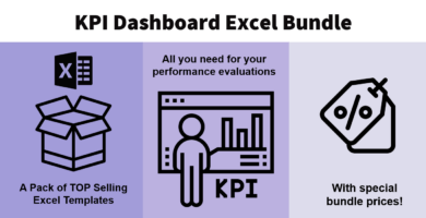 KPI Dashboard Excel Templates Bundle