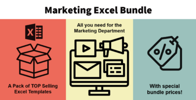 Marketing Excel Templates Bundle