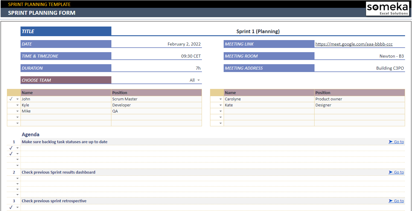 Top Sprint Review Meeting Agenda Template [Updated Version] • ZipDo