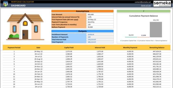 Mortgage-Calculator-Someka-Excel-Template-SS4