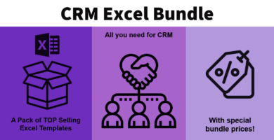 CRM Excel Templates Bundle