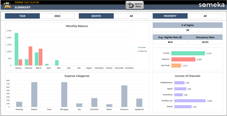 Airbnb-Calculator-Someka-Excel-Template-SS1