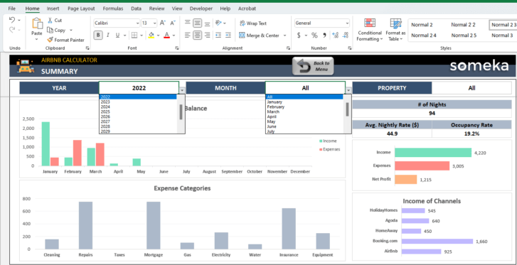 Airbnb-Calculator-Someka-Excel-Template-SS6