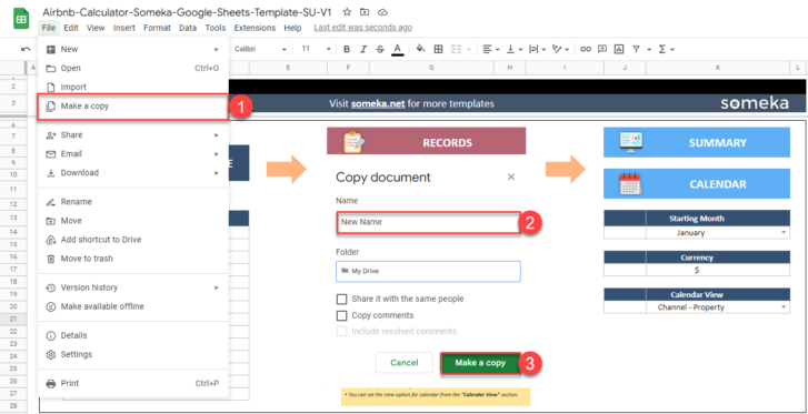 Airbnb-Calculator-Someka-Google-Sheets-Template-SS11