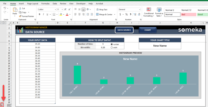 Histogram-Maker-Someka-Excel-Template-SS5