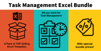 Task Management Excel Templates Bundle