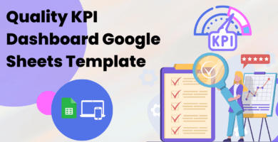 Quality KPI Dashboard Google Sheets Template