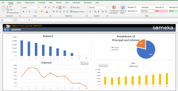 Annuity-Calculator-Someka-Excel-Template-SS4