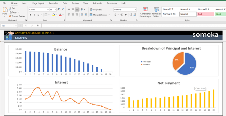 Annuity-Calculator-Someka-Excel-Template-SS8