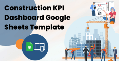 Construction KPI Dashboard Google Sheets Template