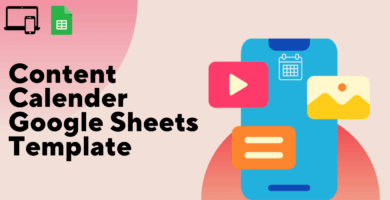 Content Calendar Google Sheets Template