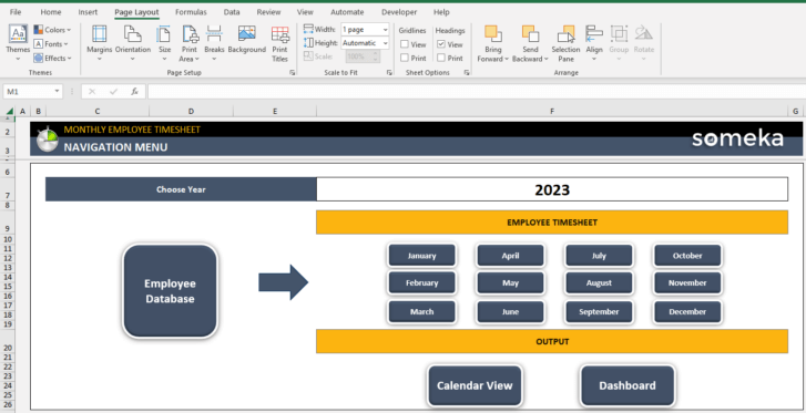 Employee-Timesheet-Calendar-Someka-Excel-Template-SS1