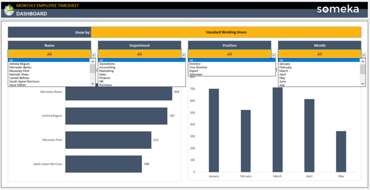 Employee-Timesheet-Calendar-Someka-Excel-Template-SS8