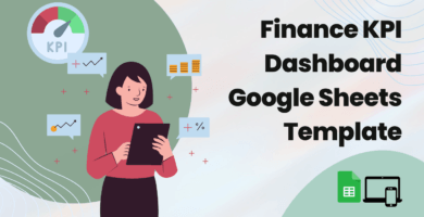 Finance KPI Dashboard Google Sheets Template