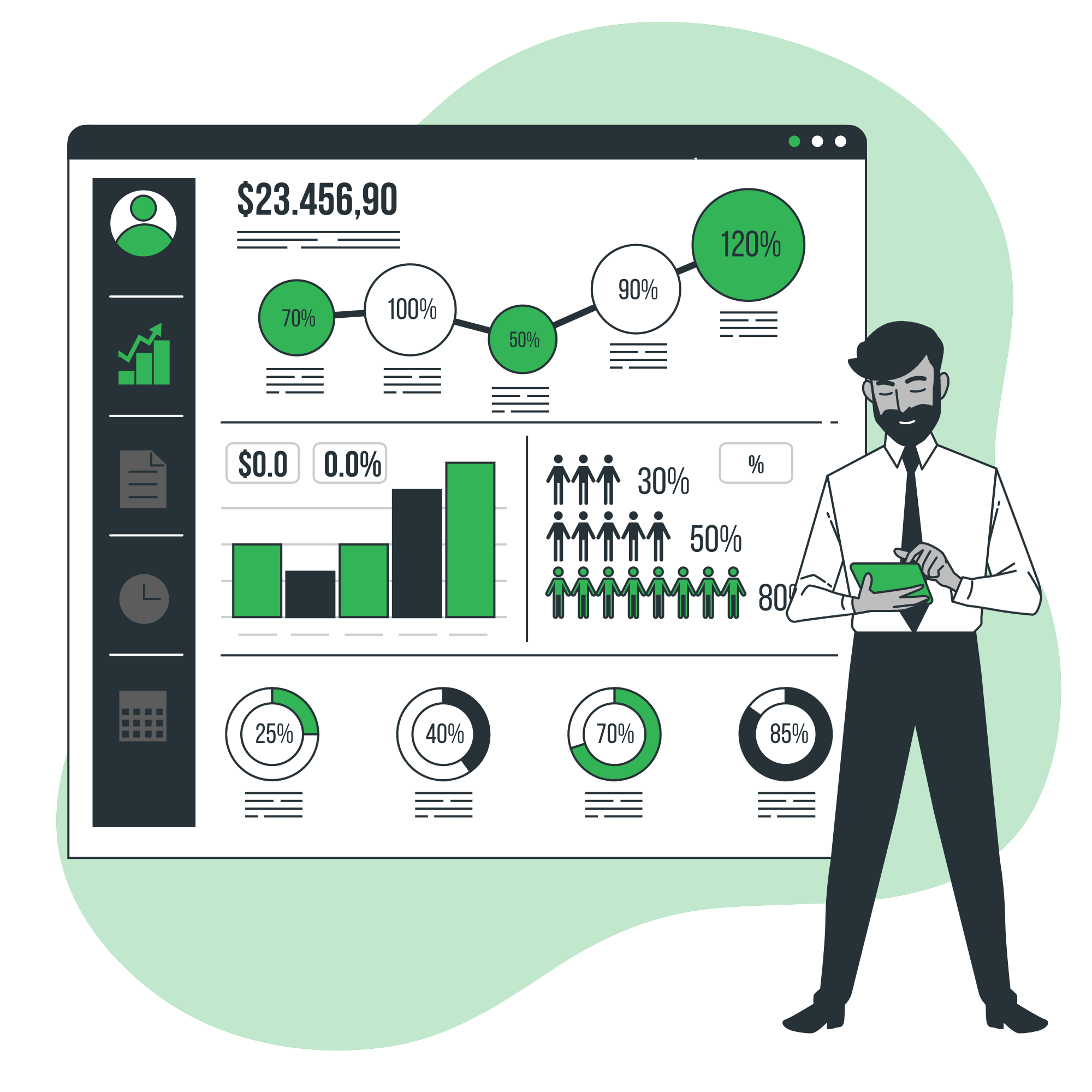 Excel'de KPI panoları ile daha düzenli olmak için nasıl?