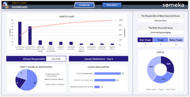 Pareto Chart Excel Template