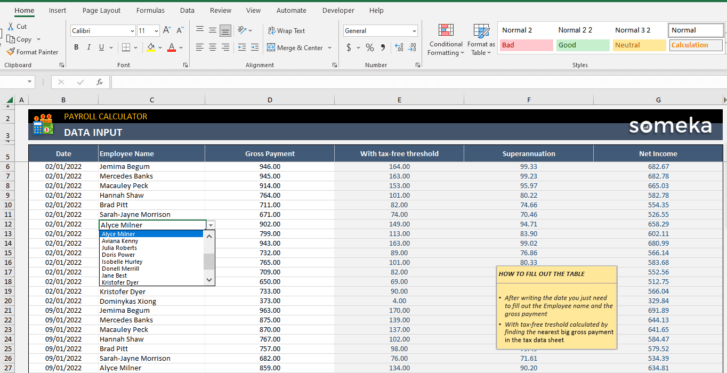 Payroll-Calculator-Someka-Excel-Template-SS5